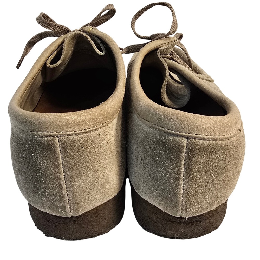 Clarks Originals Wallabee Men Sand Suede Moccasin Lace Up Crepe Sole Shoes - Picture 7 of 13